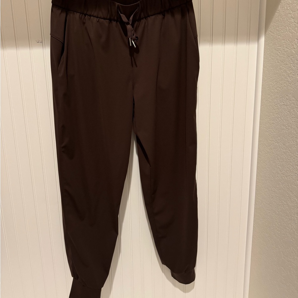 Dark brown joggers